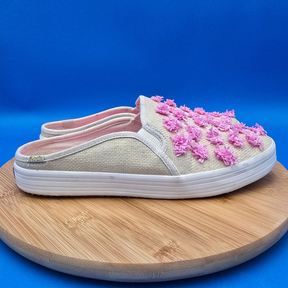 Keds Kate Spade Women's‎ Slip On Mules Floral Details Sneakers Size 9.5